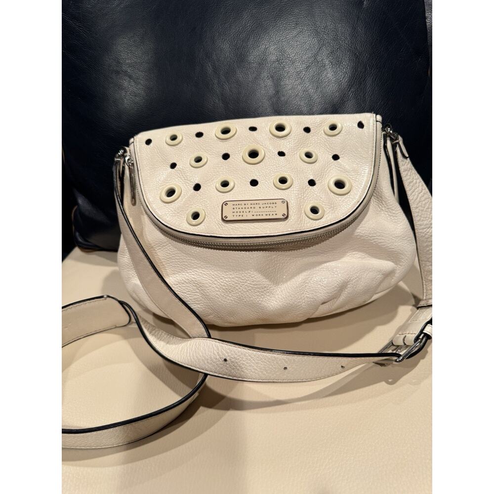 Marc by Marc Jacobs Women's White Leather With Grommets Bag